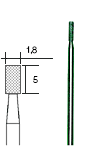 PROXXON DIAMANTERET SLIBESTIFT Ø1,8 MM